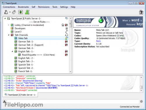TeamSpeak Client 3.0.0 Beta 23 - Download 3.0.0 Beta 23